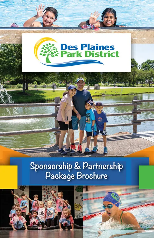 des plaines park district sponsorship partnership brochur